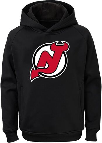 سترة بغطاء للرأس من Outerstuff NHL Youth 8-20 Team Color Performance ذات الشعار الأساسي in Saudi Arabia