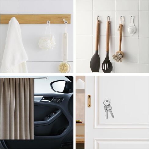12pcs Thread Suction Cup, Window Suction Cup Hooks with M4 Metal Screw Rods and Nuts Heavy Duty Clear PVC Sucker Pads Strong Adhesive Suction Holder for Bathroom Wall Door Glass Car Shade(25mm) in Saudi Arabia