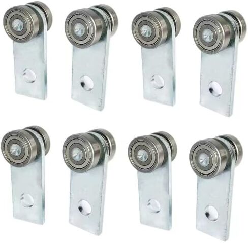 2 Sets 2 Wheel Trolley Assembly Rollers Two Bearing Trolley Assembly，Stable Welded Roller Trolley for 1-5/8" Wide and All 1-5/8" or Taller Strut Channel in Saudi Arabia