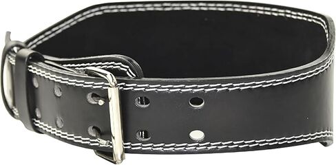 Weight Lifting Belts, PU Leather Blck 30.7 Inch to 34 Inch of Round Waist Adjustable Waist Belt for Weightlifting, Work Out, Sports and Exercise in Saudi Arabia