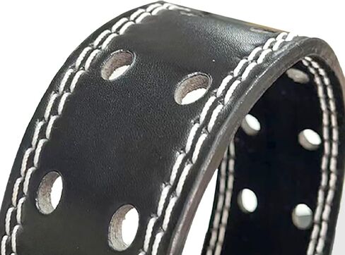 Weight Lifting Belts, PU Leather Blck 30.7 Inch to 34 Inch of Round Waist Adjustable Waist Belt for Weightlifting, Work Out, Sports and Exercise in Saudi Arabia