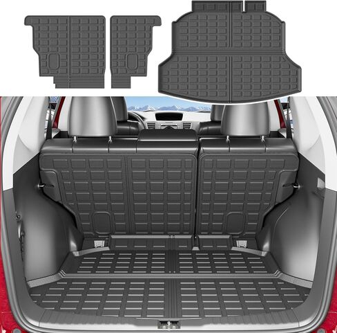 Xipoo Cargo Liner متوافق مع 2012-2016 Honda CRV Cargo Liner TPE Trunk Mat استبدال لـ 2012 2013 2014 2015 2016 Honda CRV Accessories (2012-2016 Honda CRV، حصيرة الصندوق الخلفي) in Saudi Arabia
