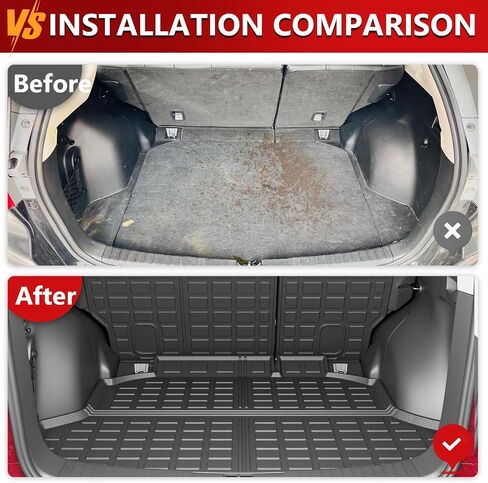 Xipoo Cargo Liner متوافق مع 2012-2016 Honda CRV Cargo Liner TPE Trunk Mat استبدال لـ 2012 2013 2014 2015 2016 Honda CRV Accessories (2012-2016 Honda CRV، حصيرة الصندوق الخلفي) in Saudi Arabia