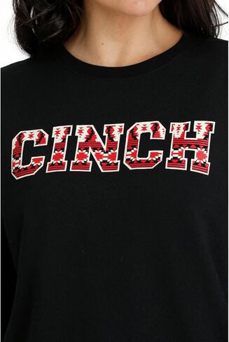 سويت شيرت نسائي من الصوف الأسود من Cinch باللون الأسود L in Kuwait