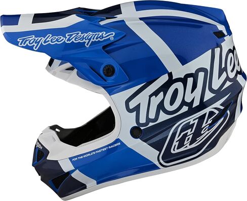 تروي لي يصمم خوذة SE4 لخوذة Motocross MX SE4 POLYACRYLITE؛ كواترو بلو إم دي in Saudi Arabia