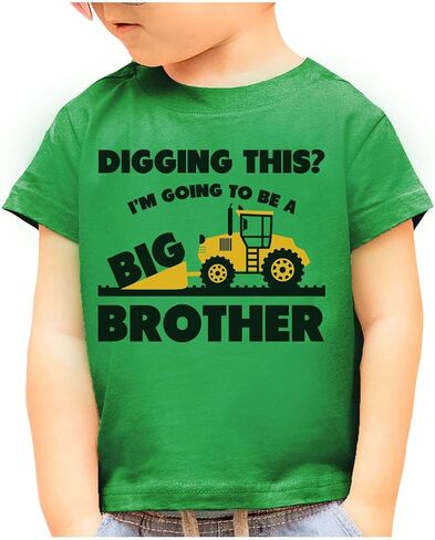 Big Brother Shirt for Toddler Pregnancy Announcements Tractor Shirts for Boys in Saudi Arabia