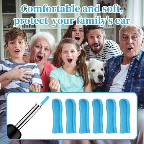 30 PCS Soft Silicone Ear Spoon Tips Ear Cleaner Tips Replacement, Blue Ear Wax Cleaner Replacement Kit Reusable Ear Camera Tips for Teens Adults Ear Spoon Wax Removal Tool Accessory in Saudi Arabia