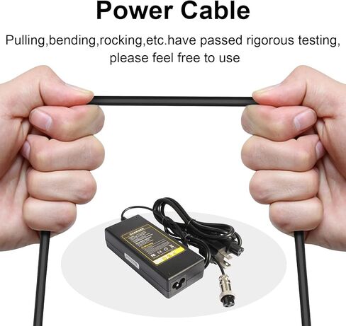 شاحن سكوتر ذو 4 شوكات لـ Segway Ninebot S/S-MAX/Mini lite/Mini PRO، شاحن 63V 1.1A TREE.NB متوافق مع Ninebot، استبدال شاحن موصل 4 دبوس in Kuwait