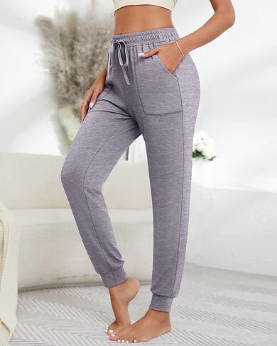 Neer 3 Pack Women's Sweatpants with Pockets, Soft Jogger Pants Lightweight Lounge Athletic Pants for Workout Running Yoga in Kuwait