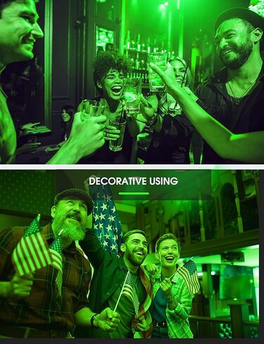 L LOHAS LED Christmas Flood Light Bulbs, [2 Pack], Red Green LED BR30 Flood Light Indoor 65W Equivalent, 11 Watt Colored Can Light Bulbs E26, for New Year, Home Lighting, Holiday Party Decoration in Kuwait