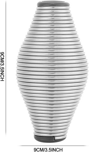 مقوي قبضة اليد، مقبض يد مقاوم 3.5 × 2 بوصة لتدريب الأصابع، خفيف الوزن محمول لعشاق الرياضة والتهاب المفاصل (فضي) in Kuwait