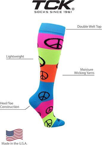 جوارب TCK Neon Rainbow Fun Print OTC in Kuwait