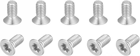 مسامير آلة أمان توركس M3x5mm من uxcell، 20 قطعة 316 من الفولاذ المقاوم للصدأ برأس غاطس ومضادة للعبث ومسامير تثبيت in Saudi Arabia