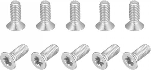 مسامير آلة أمان توركس M3x5mm من uxcell، 20 قطعة 316 من الفولاذ المقاوم للصدأ برأس غاطس ومضادة للعبث ومسامير تثبيت in Saudi Arabia