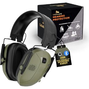Hearing Protection Bluetooth 5.4 Earmuffs |Microphone for Comms |25dB Noise Reduction| Shooting Range Hunting Mowing | Electronic Ear Protection Headphones