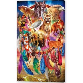 TOCARE Horse Diamond Painting Kits for Adults Beginner,Large Diamond Painting Horse,5D Diamond Art Kits for Adults Horse Animal 16x31.5inch Home Wall Decor