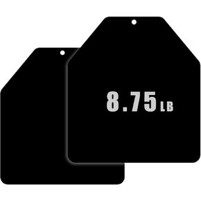 Tribe WOD Weight Vest Plates 5.75-13.75lb | Plate Carrier Weights for Heavy Training, Heavy Workouts, Running, Cross Training | Premium Steel | Additional Weight for Weight Vests in Kuwait