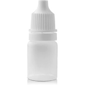 20 PCS 5ml Plastic Dropper Bottle - Squeezable Eye Dropper Bottles - Refillable Mini Dropper Bottles with Srew Cap - Ideal for Essence, Oil