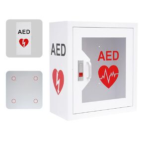 Nisorpa AED Cabinet Wall Mount 14.2 x 7.1 x 15.7 Inch for Most AEDs