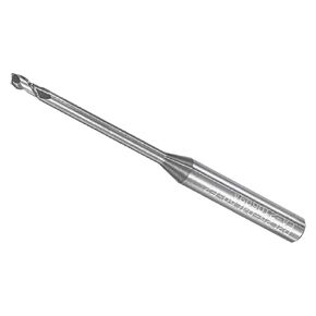 Square Nose End Mill, 2mm x 25mm Cutting, Long Reach Carbide 2 Flutes CNC Router Bits - (Applications: for Aluminum Copper Metal Plastic Wood)
