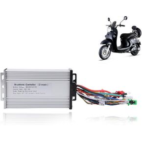 Zerone Motor Brushless Controller, DC Brushless Motor Starts More Smoothly More Comfortably, Electric Bike Motor Controller Suitable for Electric and Electric Scooters