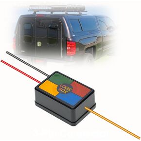 NSLUMO Truck Cap 3rd Brake Light Logic Module for Truck Camper Shell Topper Tonneau Cover, Fix Turn Signal Blinking Cap Third Brake Lamp Anti-Flashing Cap Led Brake Light Logic Box
