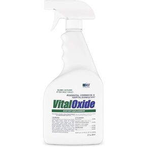 Vital Oxide Disinfectant, Deodorizer, Cleaner, Food-Contact Sanitizer, Virucide – EPA Registered – Kills Mold & Mildew, Eliminates Odors – 32 oz
