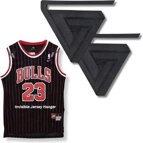 AVIVA Sports- Invisible Wall Jersey Hanger | Jersey Hanger for Wall Display | Great for Basketball Jerseys | Sports Display (Single Pack)