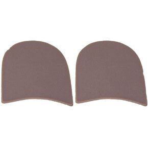 Shoe Repair Rubber Heel Replacement Anti Slip Heel Pads 3mm Thick 1 Pair Anti Skid Wear Resistant Shoes Sole Raised Grain Rubber Shoes Sole (Black)