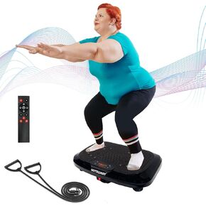 Vibration Plate Exercise Machine for Lymphatic Drainage,Power Plate Vibrating Platform ,Shaker for Weight Loss,Waver Board with 120 Levels for Home Gym