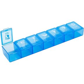 EZY DOSE Pets Daily AM/PM Pill Case, Medicine Planner, Vitamin Organizer Box for Cats, Convenient and Easy to Use, 2 Times a Day, Travel Friendly, Transparent Lids, BPA Free
