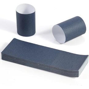 Navy Blue Napkin Bands, Paper Napkin Rings Self Adhesive,Silverware Wraps Bands 200Pcs, NB-200-7Naval Blue