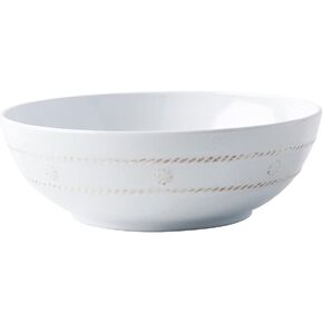 Juliska Berry & Thread Melamine Coupe Bowl, Whitewash - Unbreakable, Melamine, Embossed Bowl