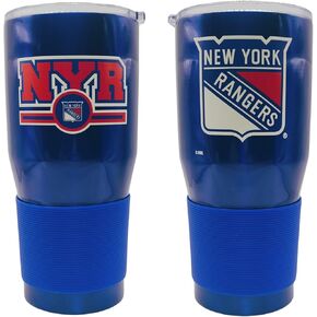 NHL Letterman Stainless Steel 30oz Ultra Travel Tumbler (New York Rangers)