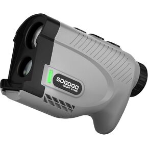 Gogogo Sport Vpro Gen 2 Golf Laser Rangefinder، بصريات فائقة الوضوح مع شاشة OLED، مسافة قياس 1200Y، مصادر طاقة مزدوجة، قفل العلم/سارية العلم، زر المنحدر/المنحدر، مغناطيسي، خفيف الوزن