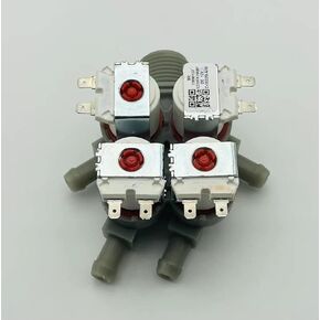 5220FR2008Y Four Way Outlet Washer Water Inlet Valve DC12V US Thread of Inlet Attention