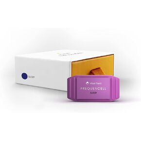 Sleep FrequenCell • Wearable Frequency Therapy for Disordered Sleep • Fall Asleep and Stay Asleep Through The Night • 100% Natural, Zero Side Effects • Endorsed by Doctors and Olympic Athletes