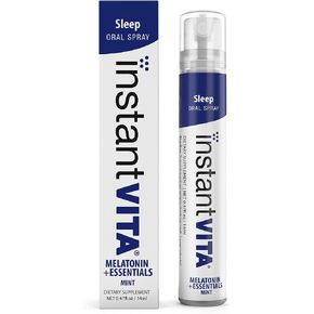 instantvita Sleep Supplement – Melatonin + Essentials Oral Spray for Faster Absorption, 1-Month Supply, Mint Flavor, 0.47 Fl Oz in Saudi Arabia