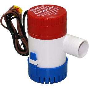 مضخة نزح غاطسة 12V 3A 1100gph للقوارب البحرية بمنفذ 1-1/8 بوصة in Kuwait