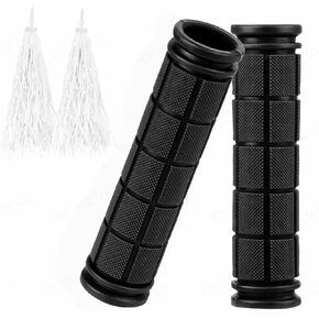 Bike Handle Grips with Tassel Streamers, Non-Slip-Rubber Bicycle Handlebar Grips for Kids Girls Boys，Specialized Replacement Bike Grips, for Scooter Foldable Mountain Bicycle Tricycle BMX MTB