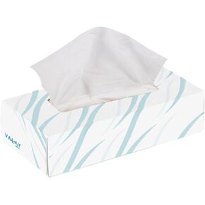 Morcon Valay Facial Tissue Paper | Soft, Absorbent Hand and Face Wipes, Premium Facial Tissues Boxes for Personal Care, 30 Pack of White 2-Ply Tissues | 100 sheets Per Box