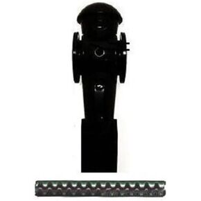 Tornado Black Foosball Man Counter Balanced with Roll Pin