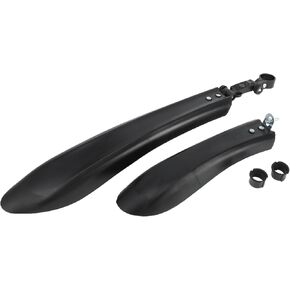 Universal Front and Rear Bike Fenders Bicycle Mud Guards Suitable 31.5cm 58cm Durable Cycling Bike Mudguards Set Plastic Black 1 Set
