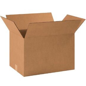 Box USA 18 1/2" L x 12 1/2" W x 12" H Corrugated Cardboard Medium Moving Boxes, Kraft, for Packaging and Moving (Pack of 20)
