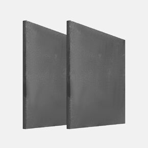 1/4''Hot Rolled Steel Sheet Plate Laser Cut Metal Plate 6'' x 6'' A36 Steels Sheets Weldable for Weld Cutting Structure Support Industrial Home Use Machining Rolling (2Pack)