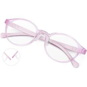 Kids Blue Light Blocking Glasses for Girls Boys, Anti Bluelight Reading Clear Glasses, Computer Fake Glasses UV400