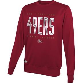 Outerstuff NFL Men's Top Pick Performance Fleece Crew Neck Pullover Sweatshirt
