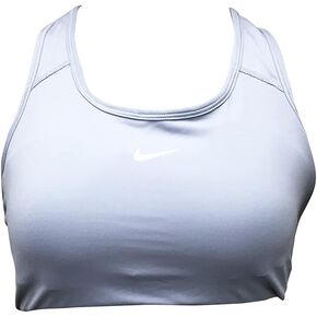 Nike Women's Sports Bras Polyester/Elastane Blend BV3636-493 Gray (Large)