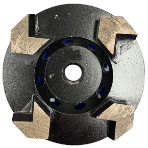 CPA 4 inch Diamond Grinding Cup Wheel Premium Arrow-Shape Segmented Cup (4")