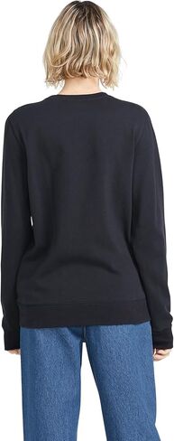 Volcom Women's Truly Deal Crew Fleece Sweatshirt in Saudi Arabia